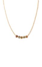 Bernard James Flora 14k Gold Diamond Charm Necklace