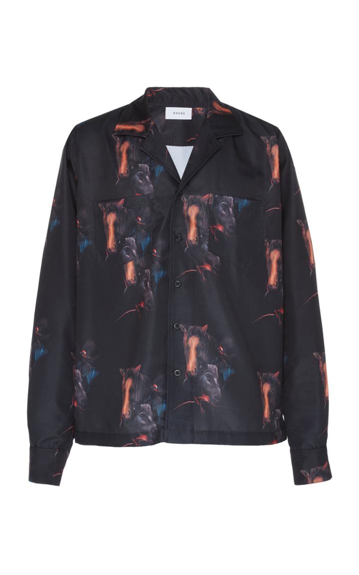 Rhude Horse Printed Shirt