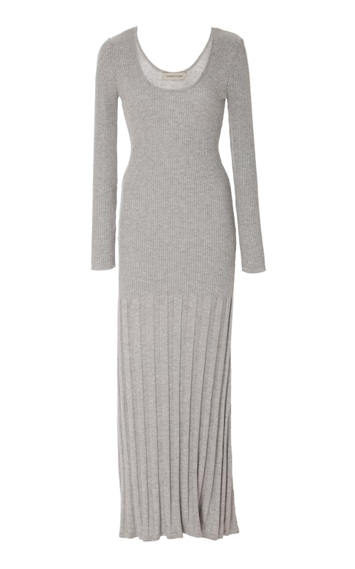Andres Otalora Frida Cotton Blend Maxi Dress