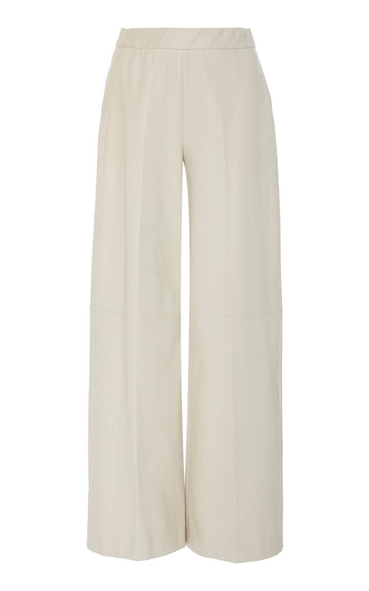 Rosetta Getty High-rise Leather Culottes