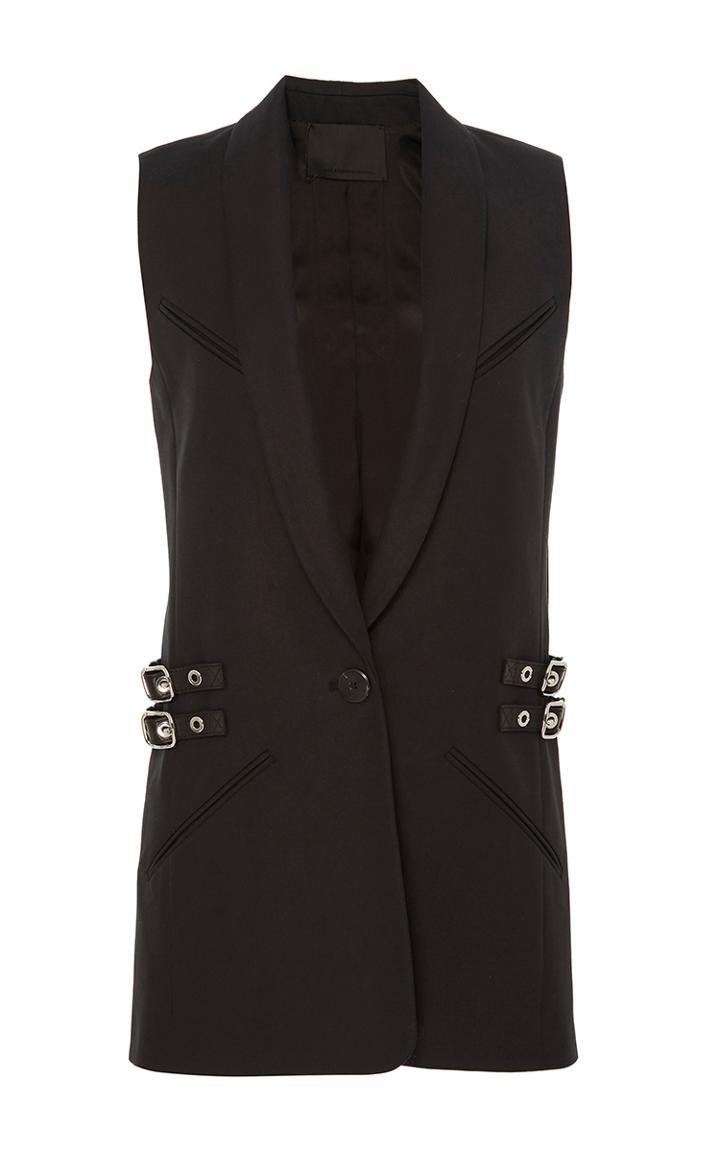 Alexander Wang Tailored Twill Vest With Belt Details