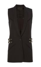 Alexander Wang Tailored Twill Vest With Belt Details