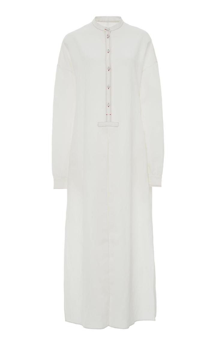 Jil Sander Marina Buttoned Maxi Dress