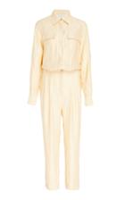 Arj Anouk Utility Linen-blend Jumpsuit