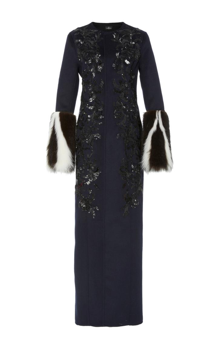 J. Mendel Embroidered Coat
