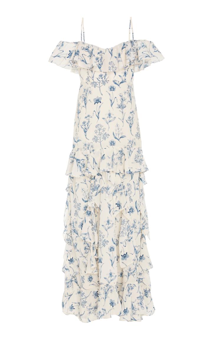 Johanna Ortiz Up All Night Silk Crepe Dress