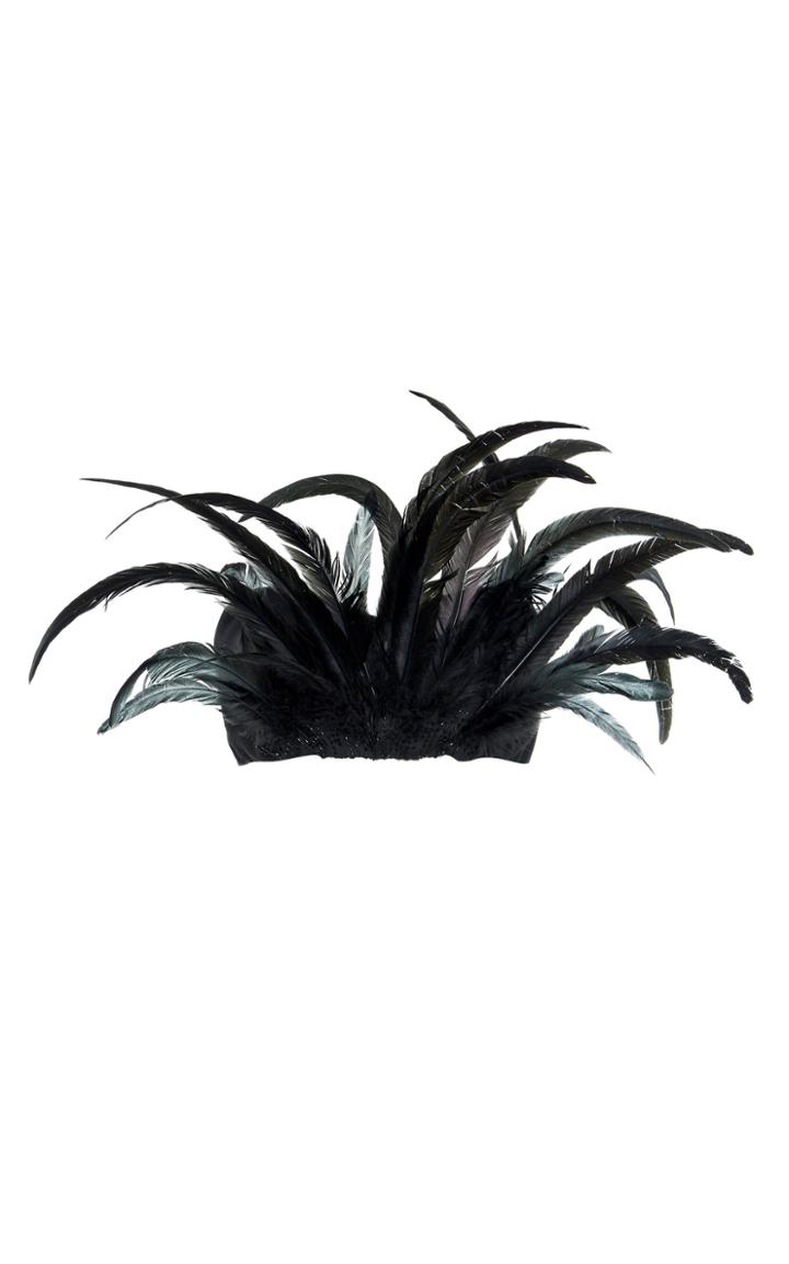 Moda Operandi Attico Feather-embellished Tube Top Size: 40