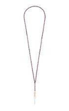 Moda Operandi Diane Kordas 18k Rose Gold Crystal Pendant On Amethyst Beads