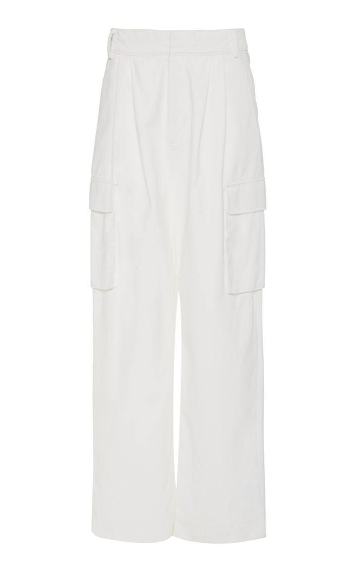 Moda Operandi Tibi Garment Dyed Twill Pleated Cargo Pant Size: 29