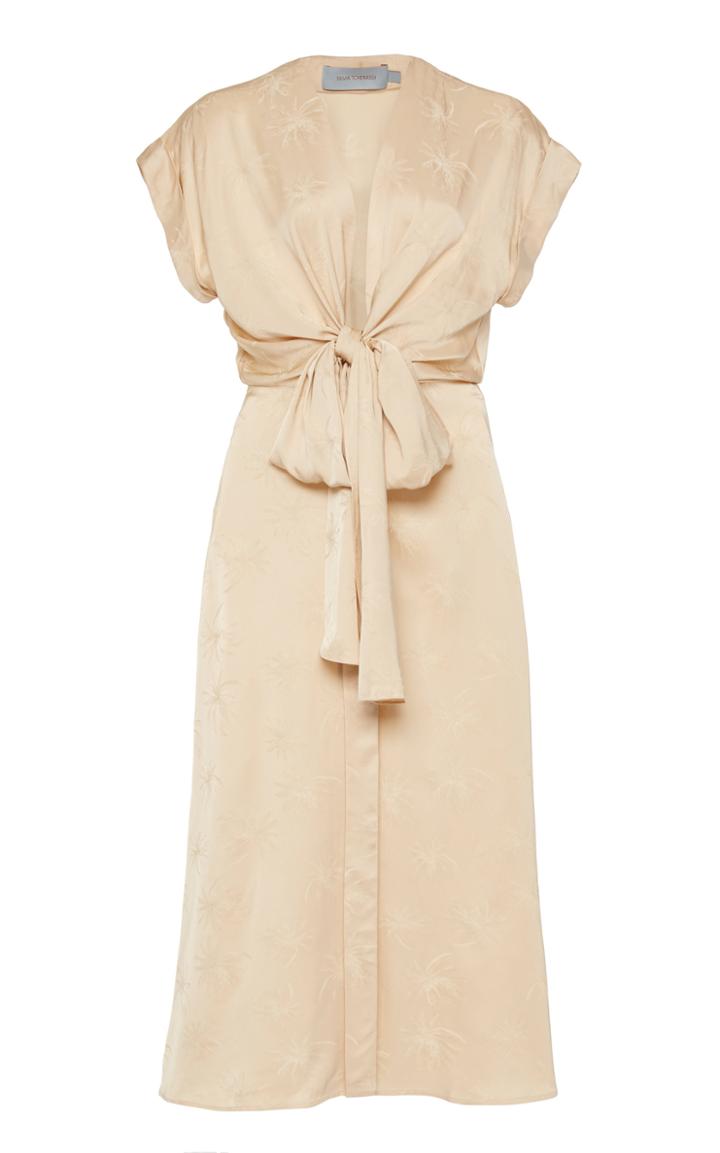 Moda Operandi Silvia Tcherassi Aperol Tie-front Midi Dress