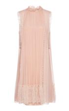 Alberta Ferretti Sleeveless Silk Mini Dress