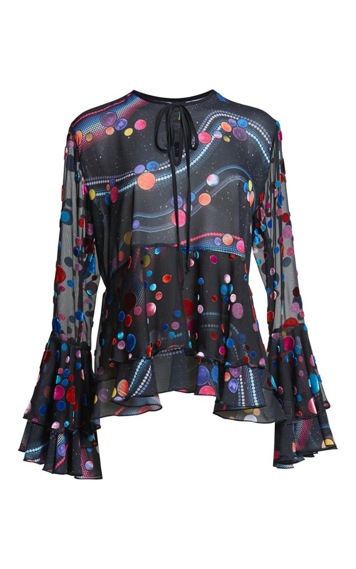 Romance Was Born Solar Moon Frill Top