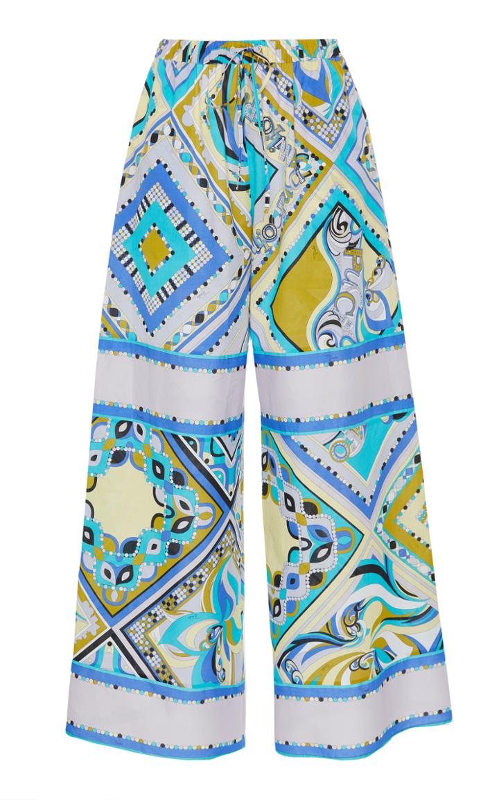 Emilio Pucci Cotton Drawstring Pants