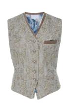 Luisa Beccaria Butterfly Jacquard Vest