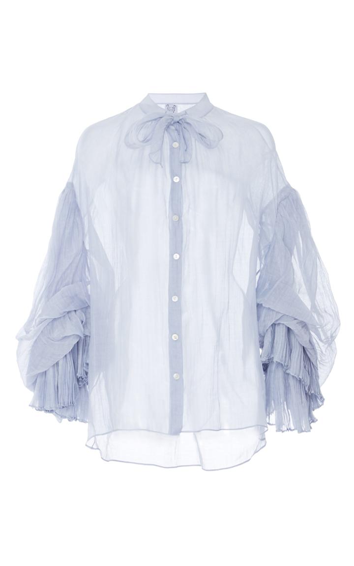 Thierry Colson Rayne Parma Silk Tie Blouse