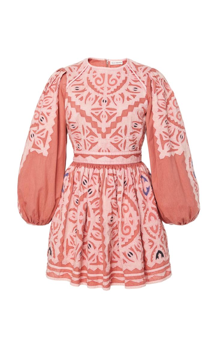 Ulla Johnson Omaira Embroidered Cotton Dress
