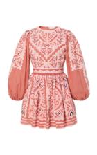 Ulla Johnson Omaira Embroidered Cotton Dress