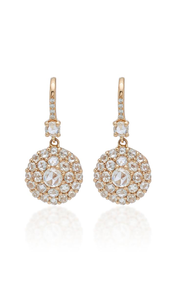 Nam Cho 18k Rose Gold And Diamond Earrings