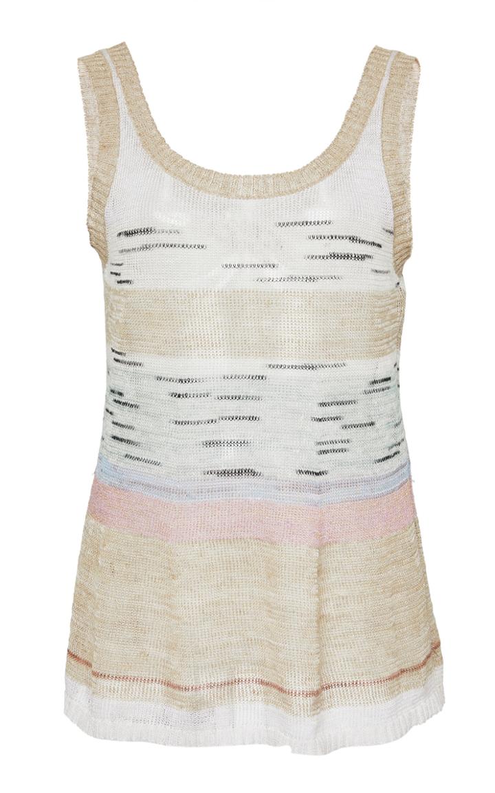 Missoni Sleeveless Jacquard-knit Top
