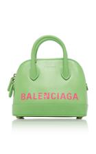 Balenciaga Ville Printed Leather Top Handle Bag