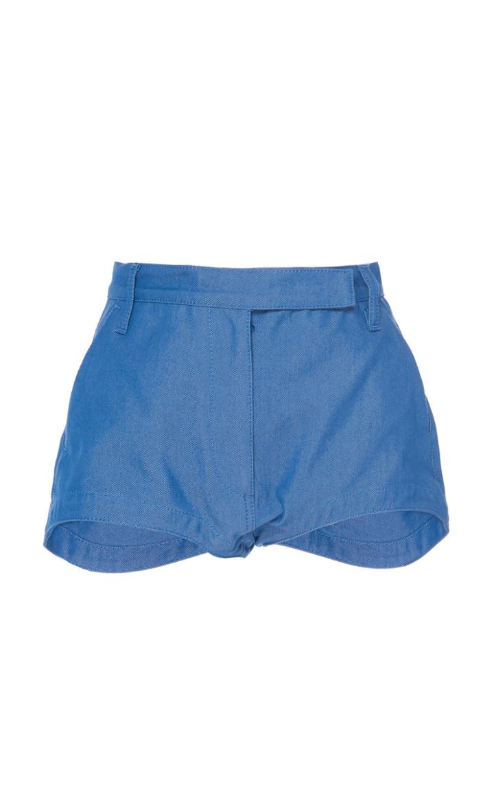 Philosophy Di Lorenzo Serafini Cotton-blend Chambray Shorts
