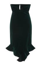 Francesco Scognamiglio High Waisted Velvet Skirt