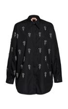 N21 Fe Embroidered Button-down Shirt