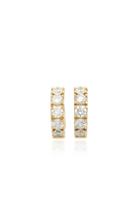 Sydney Evan Extra Large Prong Set Hoops