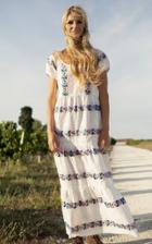 Moda Operandi Alix Of Bohemia One Of A Kind Lucy Embroidery Dress Size: L