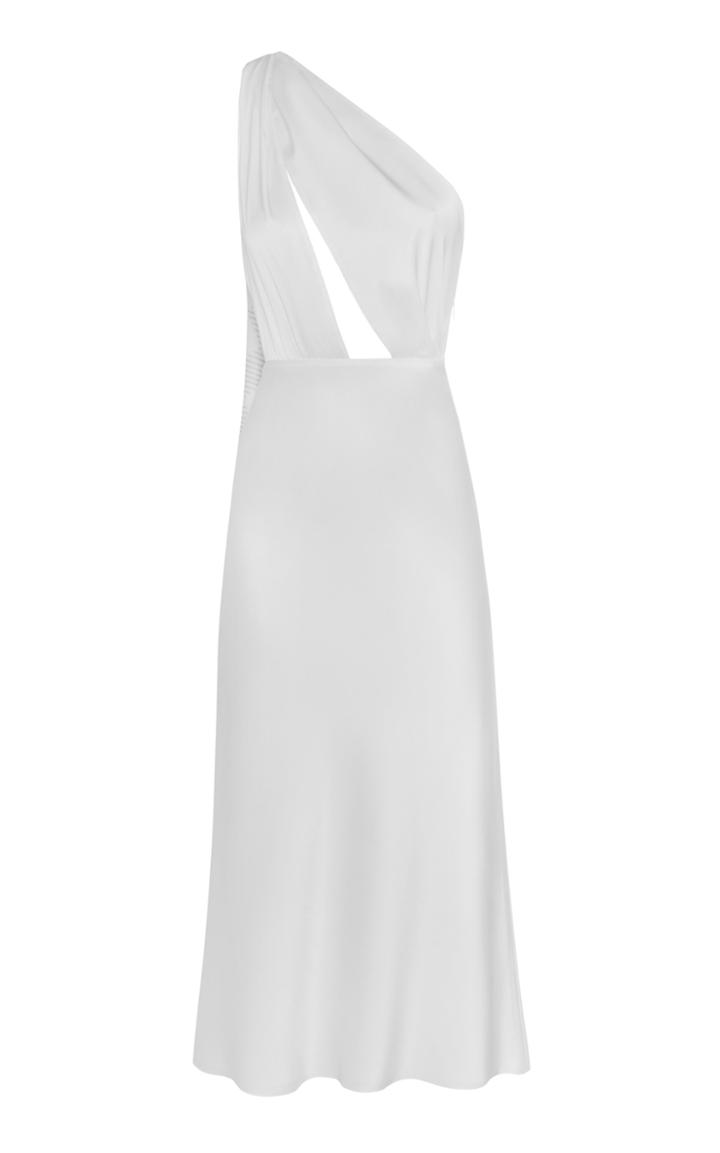 Moda Operandi Matriel Silk-satin Handkerchief Dress