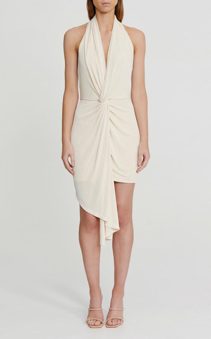Moda Operandi Significant Other Moon Light Draped Jersey Mini Dress
