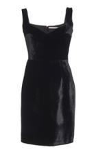Emilia Wickstead Judita Cotton Velvet Sheath Dress