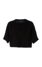 Sally Lapointe Cashmere-blend Cropped Boxy Tee