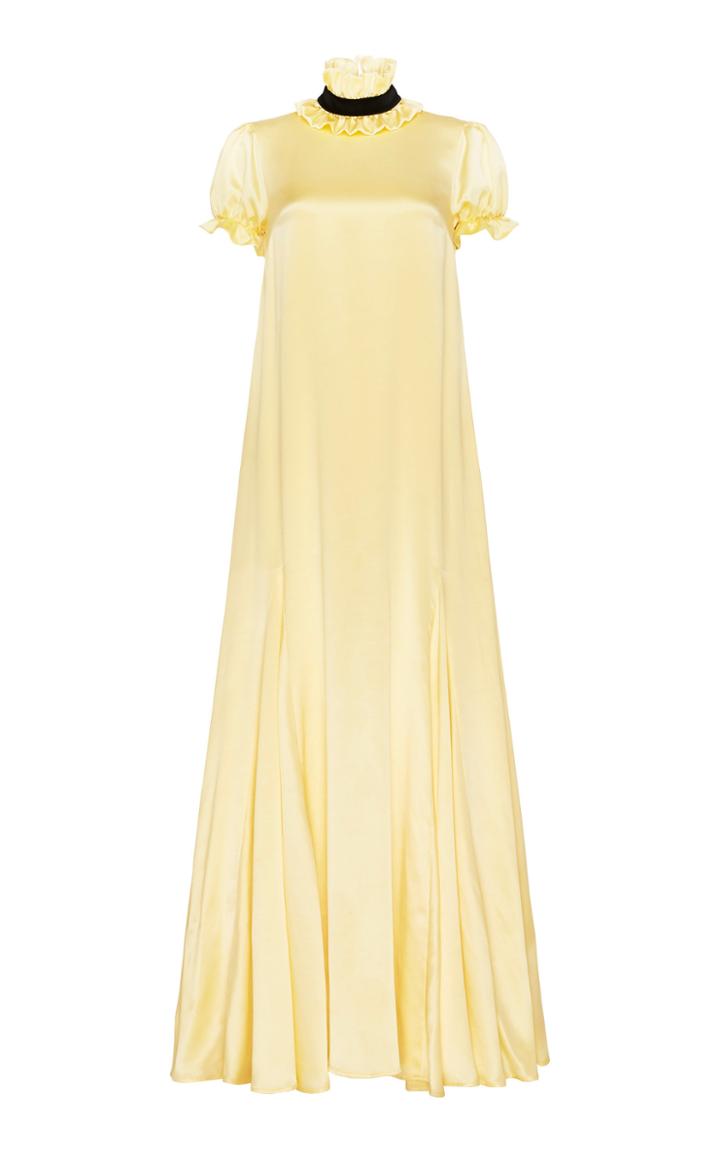 Macgraw Elliptical Silk A-line Gown