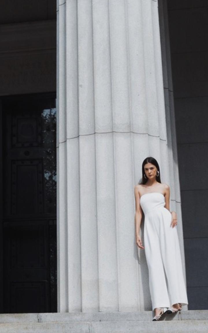 Moda Operandi Lein Pleated Crepe Jumpsuit Size: 00