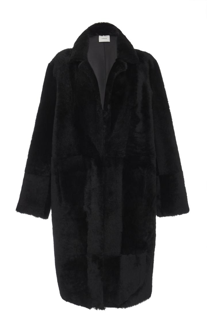 Vince Cardi Oversized Shearling Coat