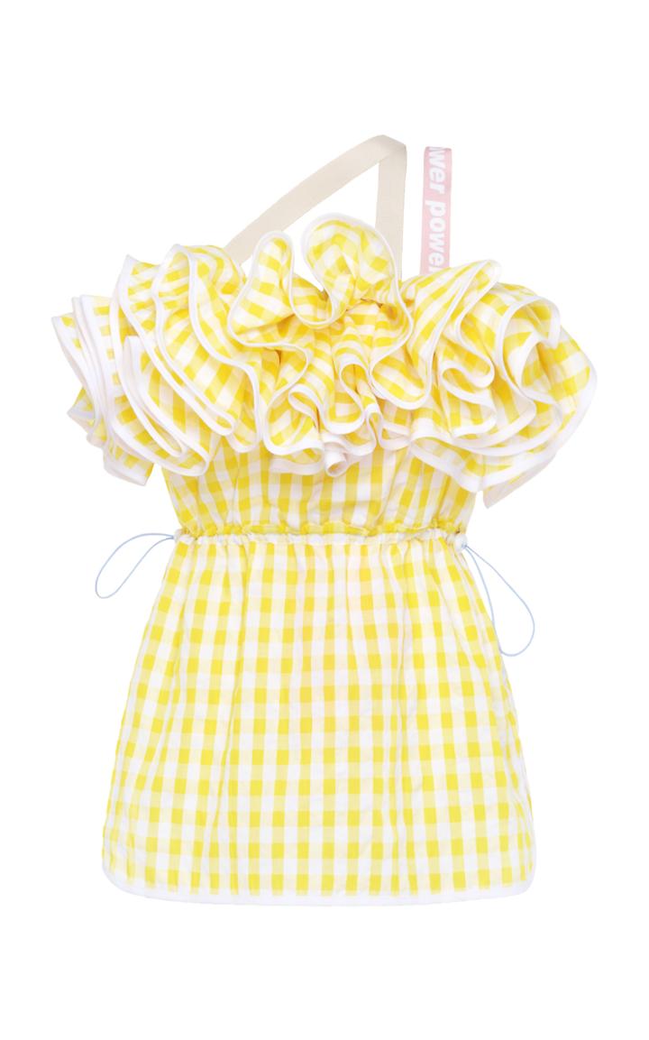 Marianna Senchina Ruffle Drawstring Top