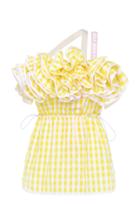 Marianna Senchina Ruffle Drawstring Top