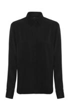 Alex Perry Harper Satin Crepe Shirt