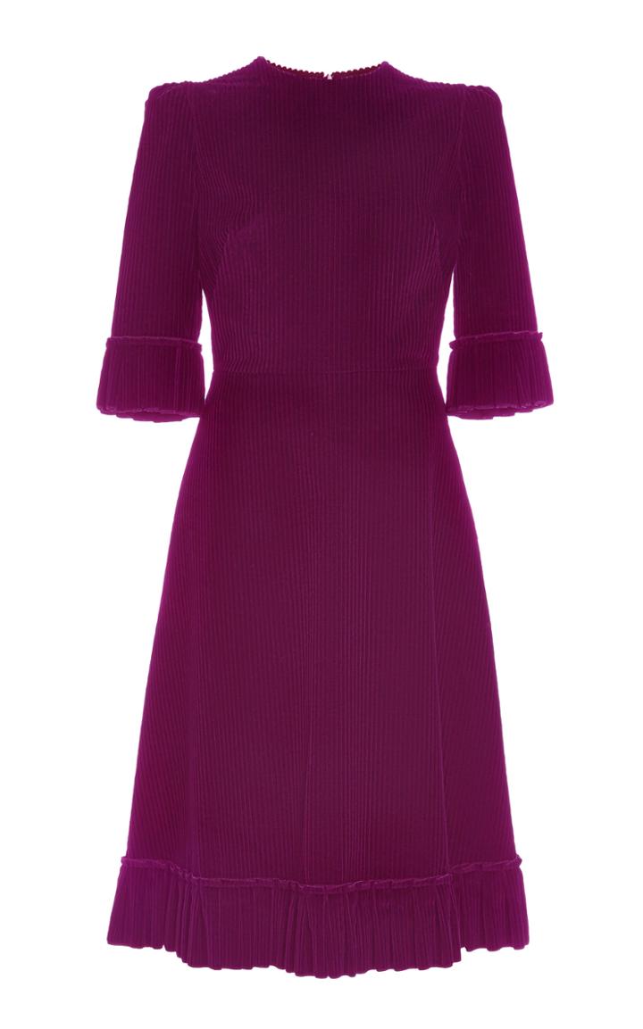 The Vampire's Wife The Festival Cotton Corduroy Midi Dress