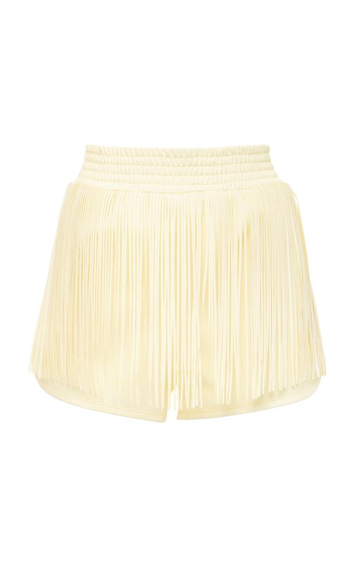 Sally Lapointe Matte Coated Track Short