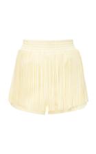 Sally Lapointe Matte Coated Track Short