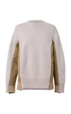 Dorothee Schumacher Modern Fusion Shell-paneled Wool Sweater