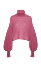 Moda Operandi Alberta Ferretti Balloon-sleeve Mohair-blend Sweater