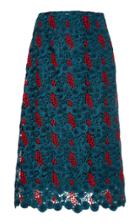 Claudia Li A-line Lace Skirt
