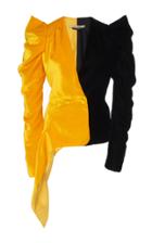 Hellessy Deneuve Ruched Velvet Jacket