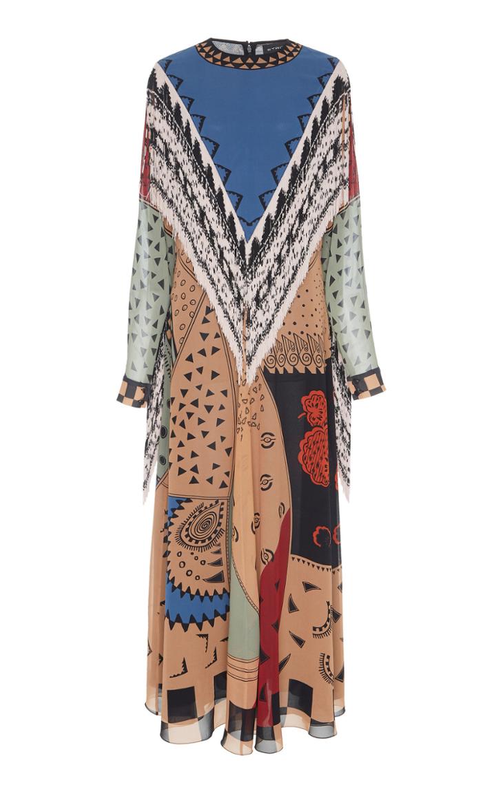 Etro Mari Fringe Maxi Dress