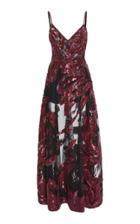 Elie Saab Sequin Embellished Sleeveless Gown
