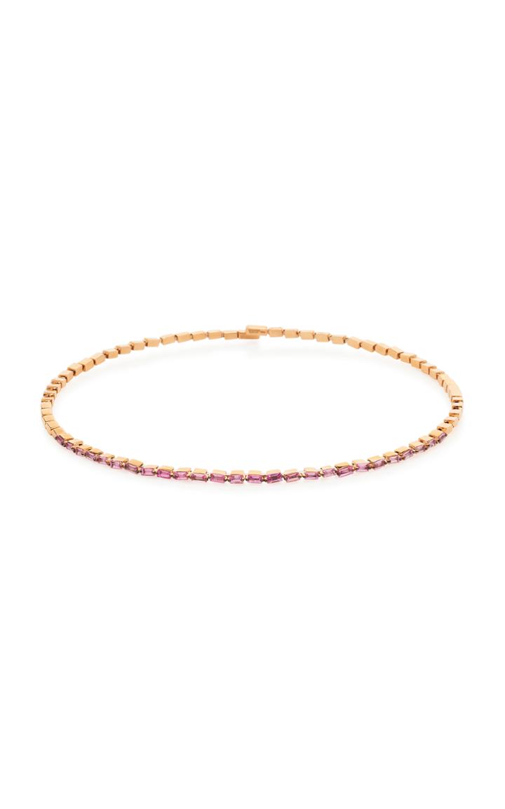 Suzanne Kalan Pink Sapphire Zigzag Choker