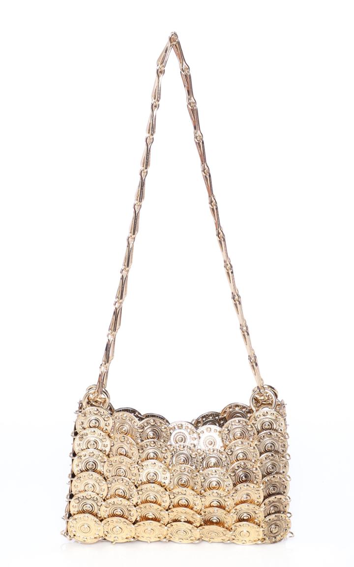 Moda Operandi Paco Rabanne 1969 Nono Treasure Chain Link Brass Shoulder Bag